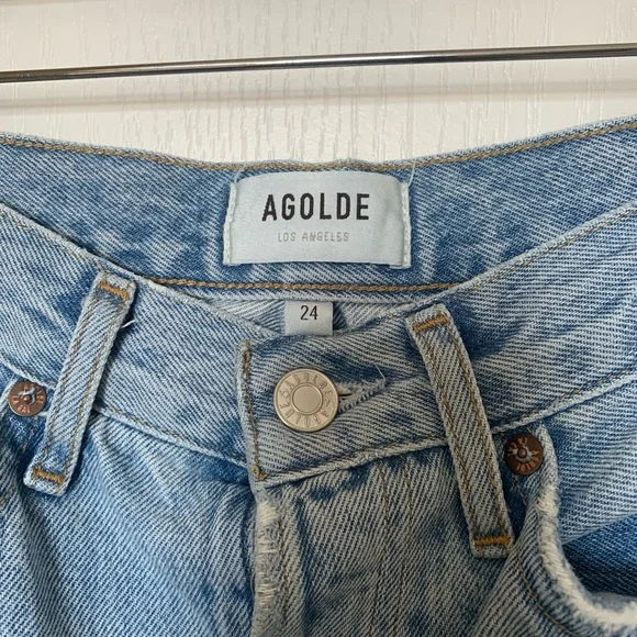 AGOLDE Women's Light Blue '90s Jeans - Picture 5 of 10